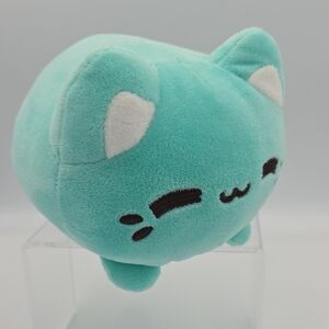 Aurora Tasty Peach Mint Green Meowchi Beanie Plush Toy Cat 7"